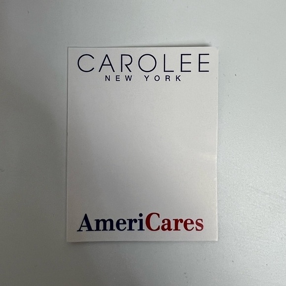 Carolee of New York gold tone 2 sided Hope and globe AmeriCares bracelet NWT - Picture 8 of 11